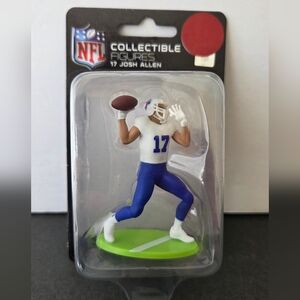 NFL Josh Allen #17 Buffalo Bills Collectible 3" Mini Figure New Cake Topper Toy